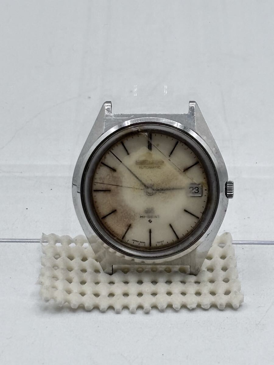 【AG-40】 SEIKO　ＧS　HI-BEAT　セイコー　グランドセイコー　ハイビート　5645-7011　風防ガラス破損　ベルト無し　腕時計　現状品