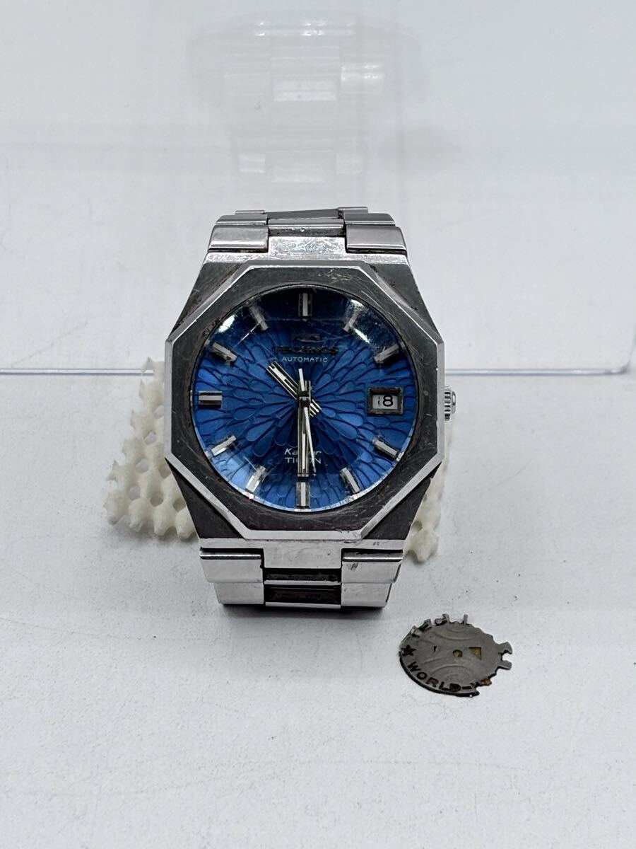 【AG-7】TECHNOS　Kaiser　TIGON　腕時計　テクノス　カイザー　タイゴン　メンズ　時計　純正ベルト　現状品