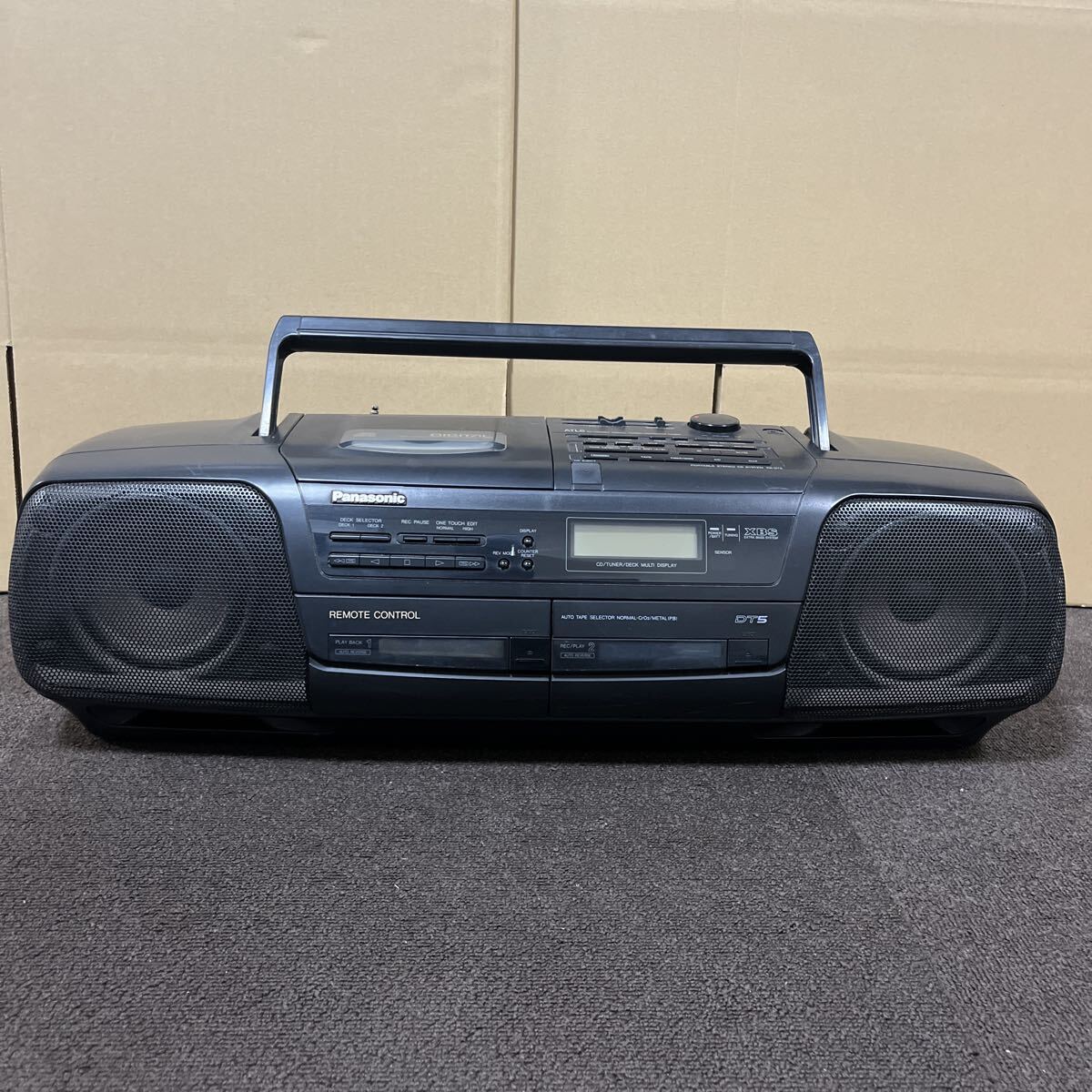 Panasonic パナソニック CDラジカセ 昭和レトロ RX-DT5 ダブルカセット