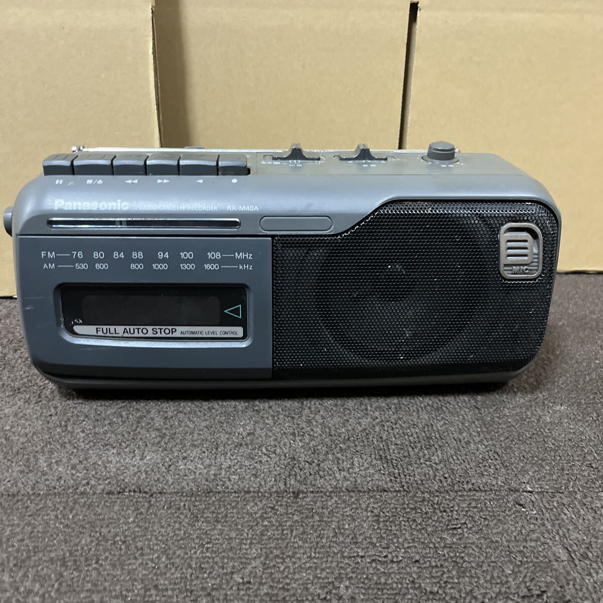 Panasonic ラジオカセットレコーダー ラジカセ RX-M40A ジャンク