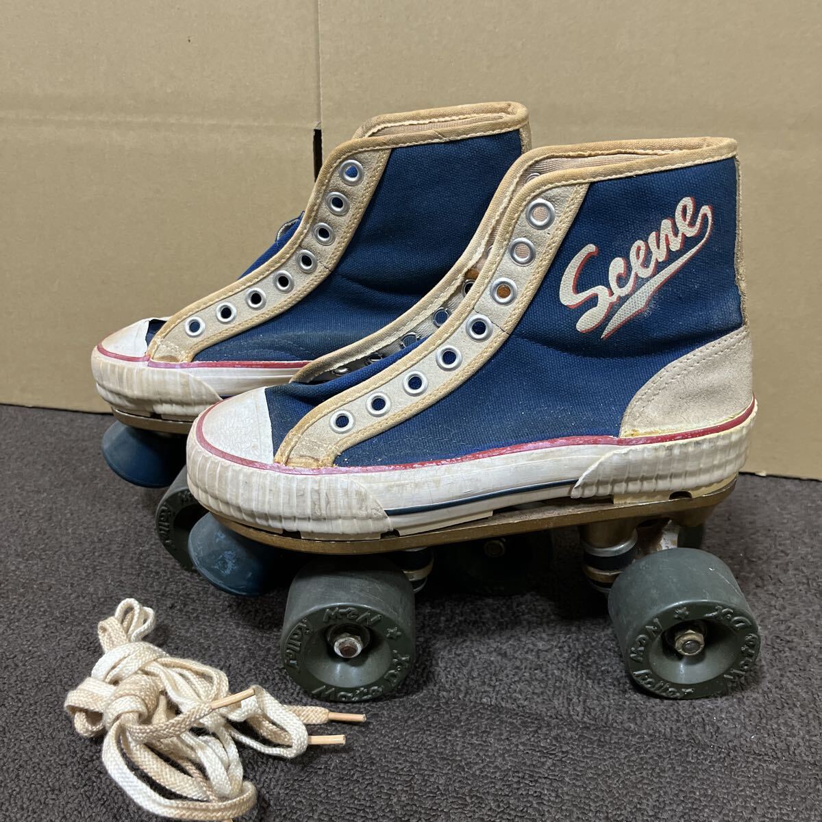 ローラースケート レトロ サイズ約23cm 