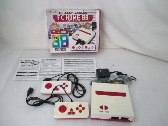 ◆◇1円～/湘/ファミコン互換機 FC HOME 88/トーコネ/おもちゃ/ゲーム/ゲーム機本体/88in1/海外版/通電確認済/使用感大/4.10-085◇◆