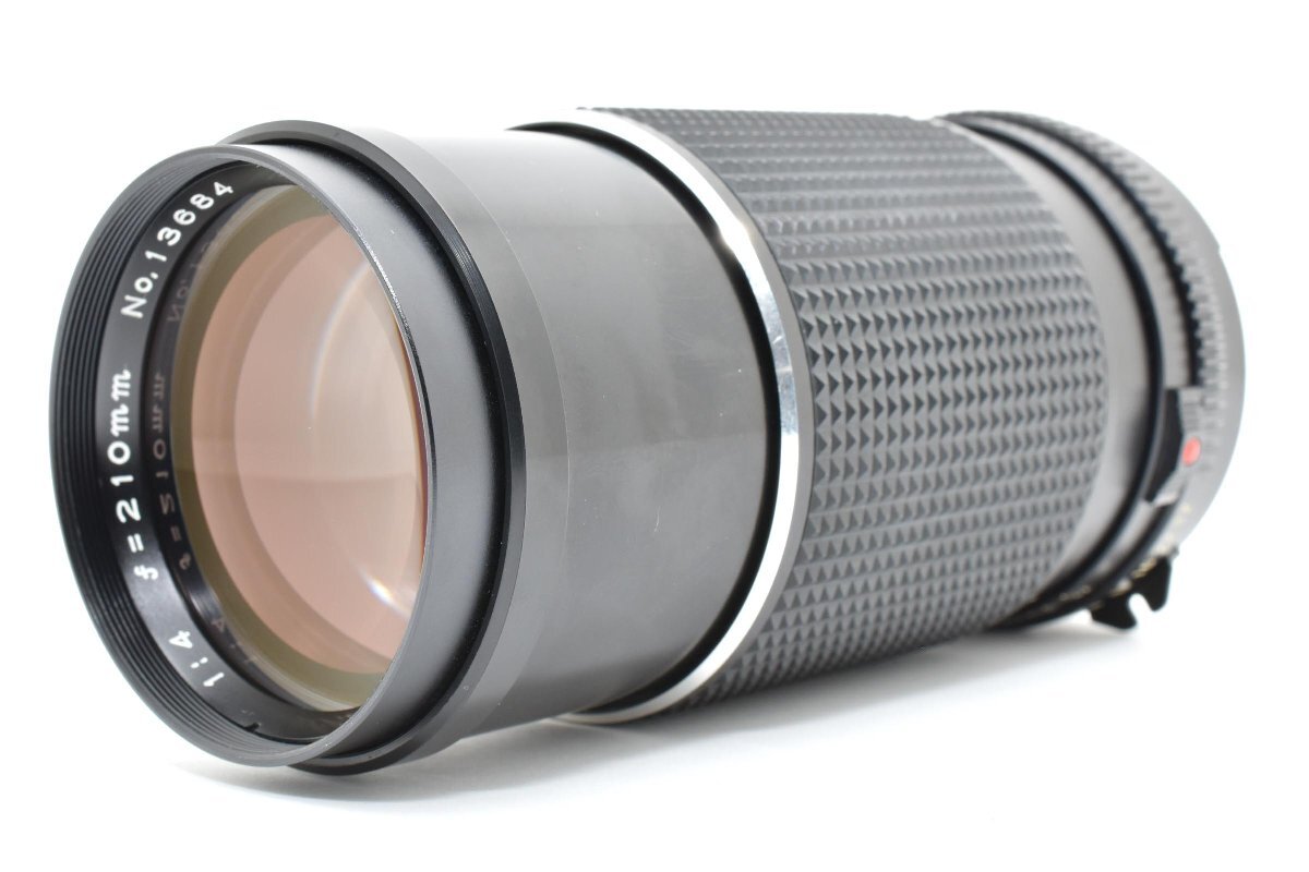 ◇◆ 完動極美品 マミヤ Mamiya セコール Sekor C 210mm f/4 中判 レンズ M645 1000S Super TL 動作確認済 4062 ◆◇
