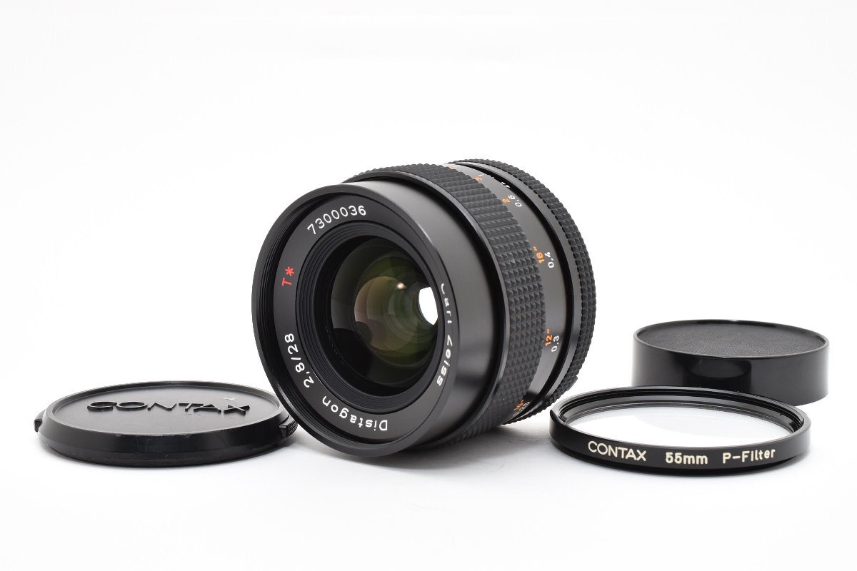 ◇◆ 極美品 コンタックス Contax Carl Zeiss ディスタゴン Distagon T* 28mm f2.8 MMJ MF レンズ C/Y マウント 動作確認済 4130 ◆◇