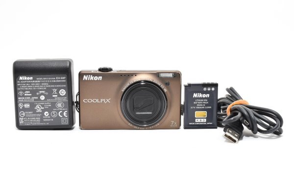★動作品★ ニコン NIKON COOLPIX S6000 コンパクトデジタルカメラ B06 ★電池 充電器★ #3237 #5230 #B93