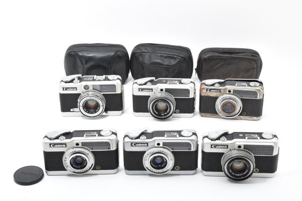 ★訳あり大特価★ キャノン CANON Demi×3 /S×2 /EE17 ★6個まとめ★レンジファインダー A21 ★★ #3267 #4040 #B95
