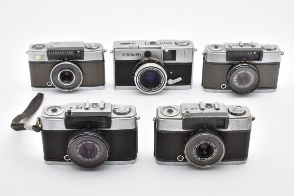 ★訳あり大特価★ オリンパス OLYMPUS PEN EE /EE-2×2 /EE-3 /EED ★5個まとめ★ 《シャッターOK》A01 ★★ #3284 #1140 #B33