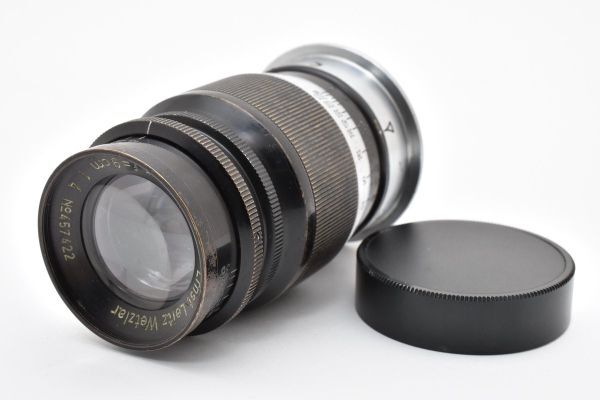 ★並品★ ライカ LEICA Elmar 9cm F4 Lマウント Black Leitz Wetzlar A21 ★★ #3289 #2140 #B23