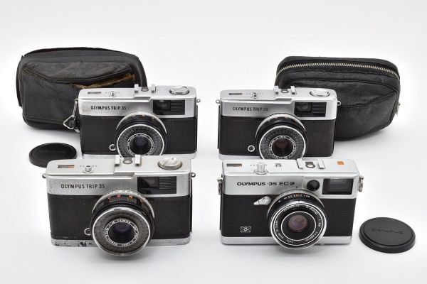★訳あり特上品★ オリンパス OLYMPUS TRIP 35×3 /35 EC2 ★4個まとめ★ 《シャッターOK》A31 ★★ #3291 #3140 #B44