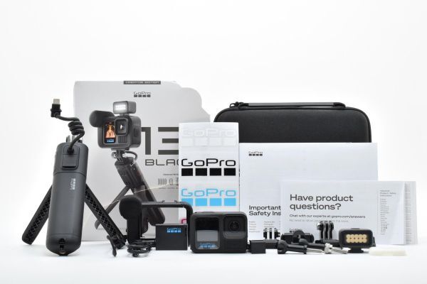 ★極上品★ Go Pro 13 BLACK CREATOR EDITION CHDFB-131-JP A05 ★電池 その他付属品多数★ #3295 #8140 #A02
