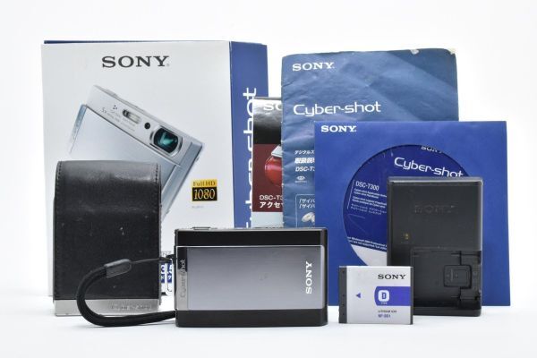 ★訳あり大特価★ ソニー SONY Cyber-shot DSC-T300 コンパクトデジタルカメラ B05 ★電池 充電器 元箱★ #3296 #8140 #B51
