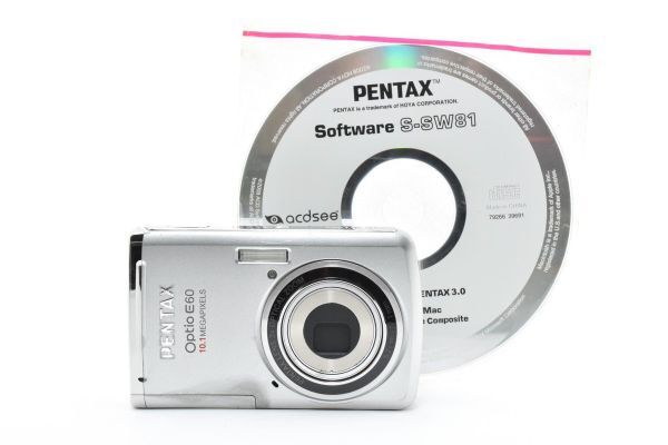 ★良品★ ペンタックス PENTAX Optio E60 コンパクトデジタルカメラ B04 ★★ #3298 #8140 #B01