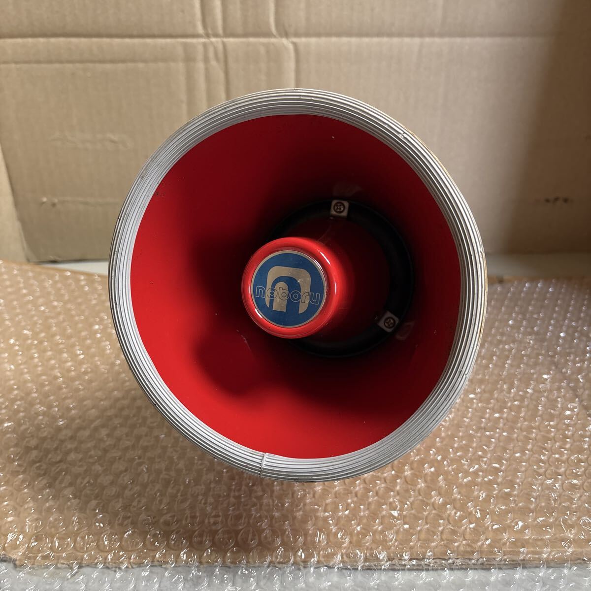 A1056/noboru ノボル NK-305T 25製 拡声器 スピーカー 音声確認 保管品 変形あり