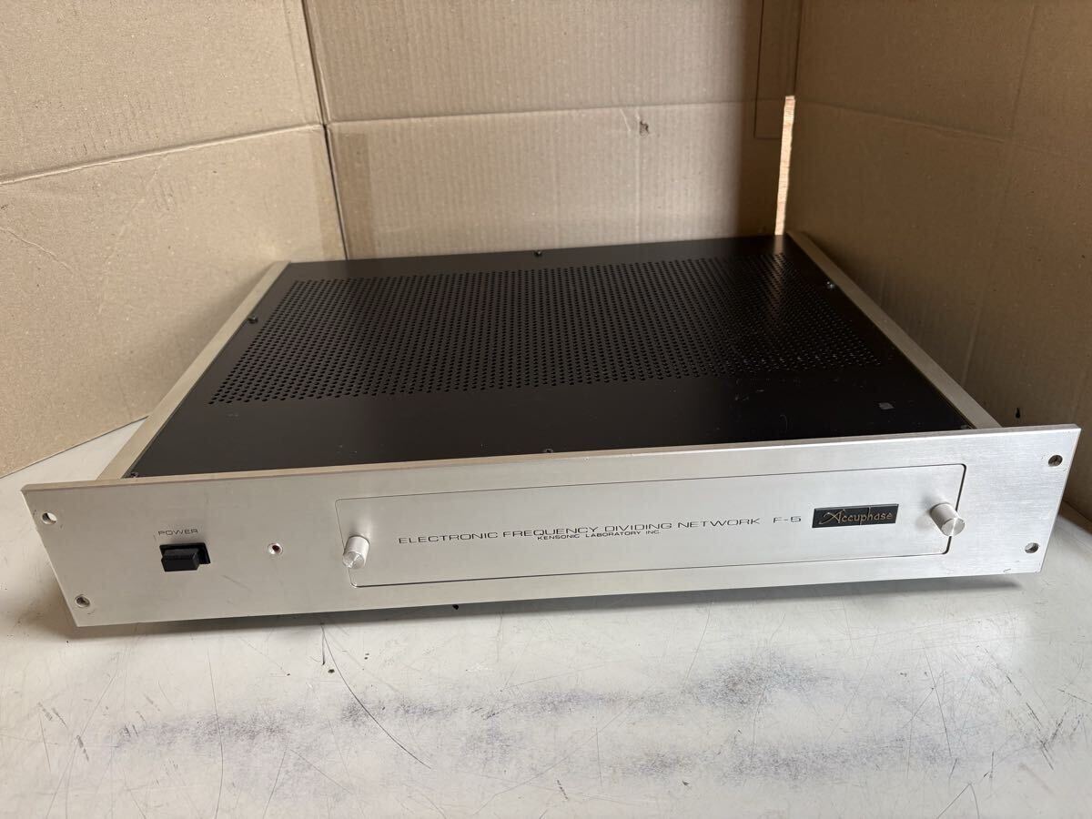 A924/Accuphase アキュフェーズ F-5 マルチチャンネルディバイダ― （2 WAY＋350 Hz） 