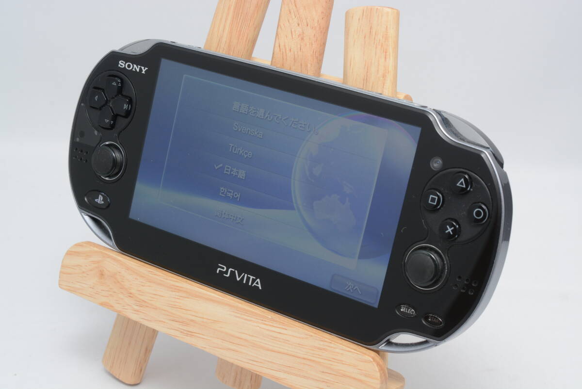 ★1円スタート★ SONY PS Vita PCH-1100 Wi-Fi対応モデル ソニー PS ヴィータ ポータブル ゲーム機本体 ゲーム読み込み確認済み 詳細未確認