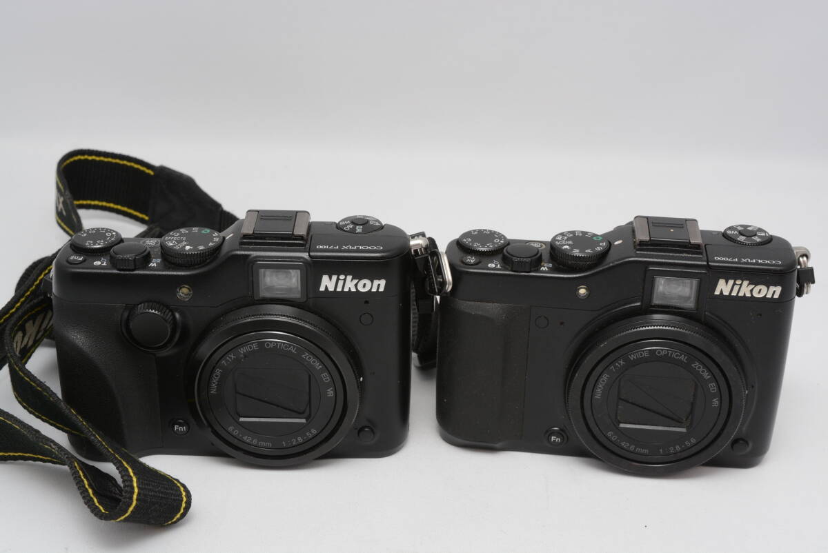 ★2個まとめ★ Nikon COOLPIX P7000 / COOLPIX P7100 NIKON CORP.,JAPAN ニコン デジタルカメラ 動作未確認 1円スタート