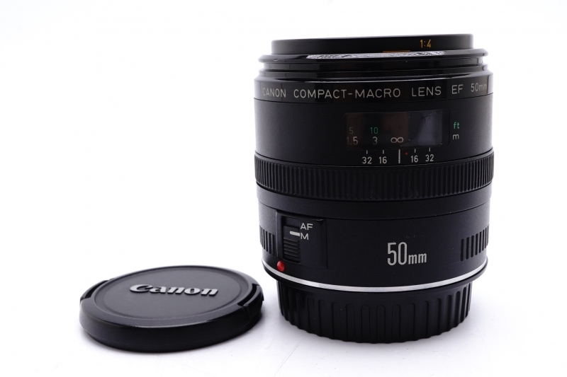 ★美品★ Canon EF 50mm F2.5 COMPACT-MACRO Lens キヤノン レンズ 完動 キレイ ◆654