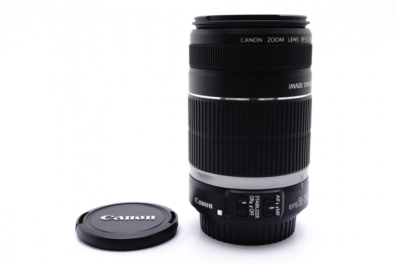 ★美品★ Canon EF-S 55-250mm IS F4-5.6 キヤノン 完動 手ブレ補正レンズ 完動 キレイ ◆661