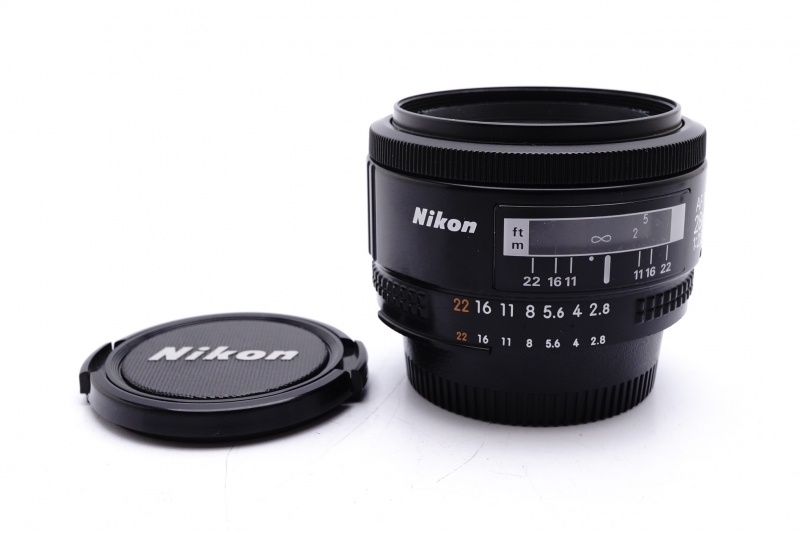 ★美品★ Nikon AF NIKKOR 28mm F2.8 Lens ニコン レンズ 完動 キレイ ◆662