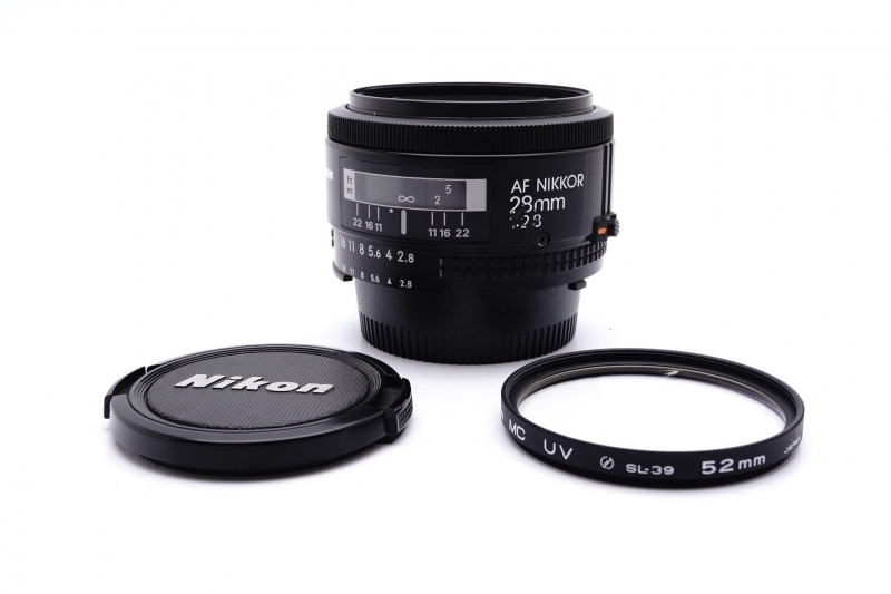 ★美品★ Nikon AF NIKKOR 28mm F2.8 Lens ニコン レンズ 完動 ◆675