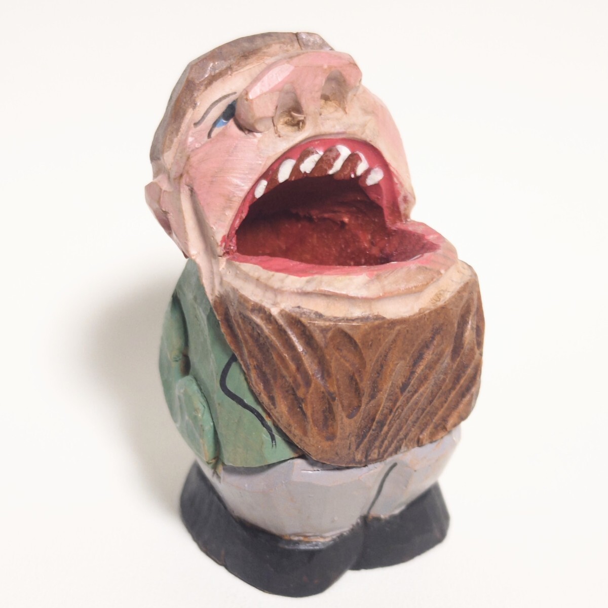 ヴィンテージ ドイツ製 木製 楊枝入れ