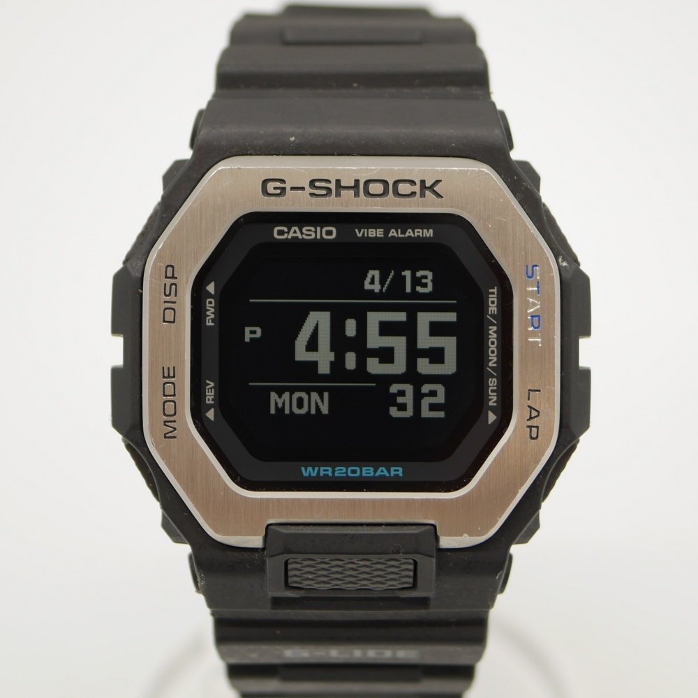 ● CASIO カシオ G-SHOCK Gショック G-LIDE GBX-100-1JF クオーツ デジタル メンズ腕時計　動作確認済み 中古品 f_w(j)