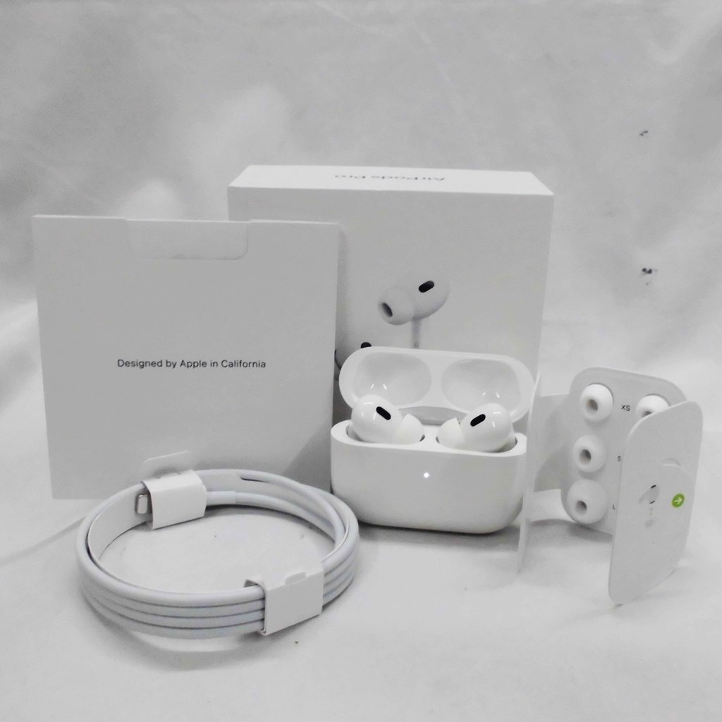 Apple アップル AirPods エアポッズ Pro 第2世代 A2698 A2699 初期化済み 動作確認済 中古品 f_e(j)