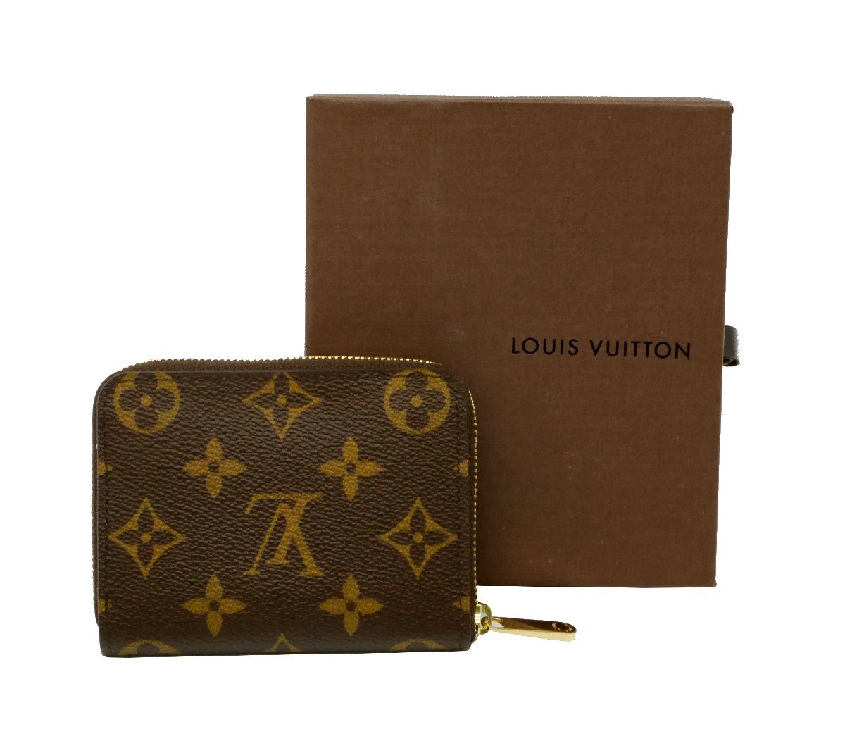 ●LOUIS VUITTON ルイヴィトン M60067 ジッピーコインパース モノグラム コインケース 財布 中古品 f_b