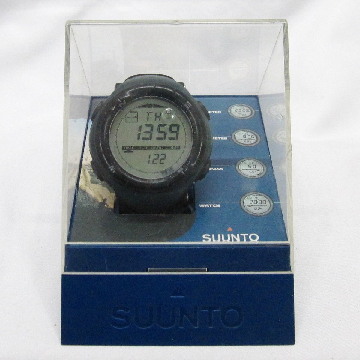 SUUNTO スント VECTOR ベクター クォーツ ケース付き 動作確認済み 中古品 f_w(j) R2600067