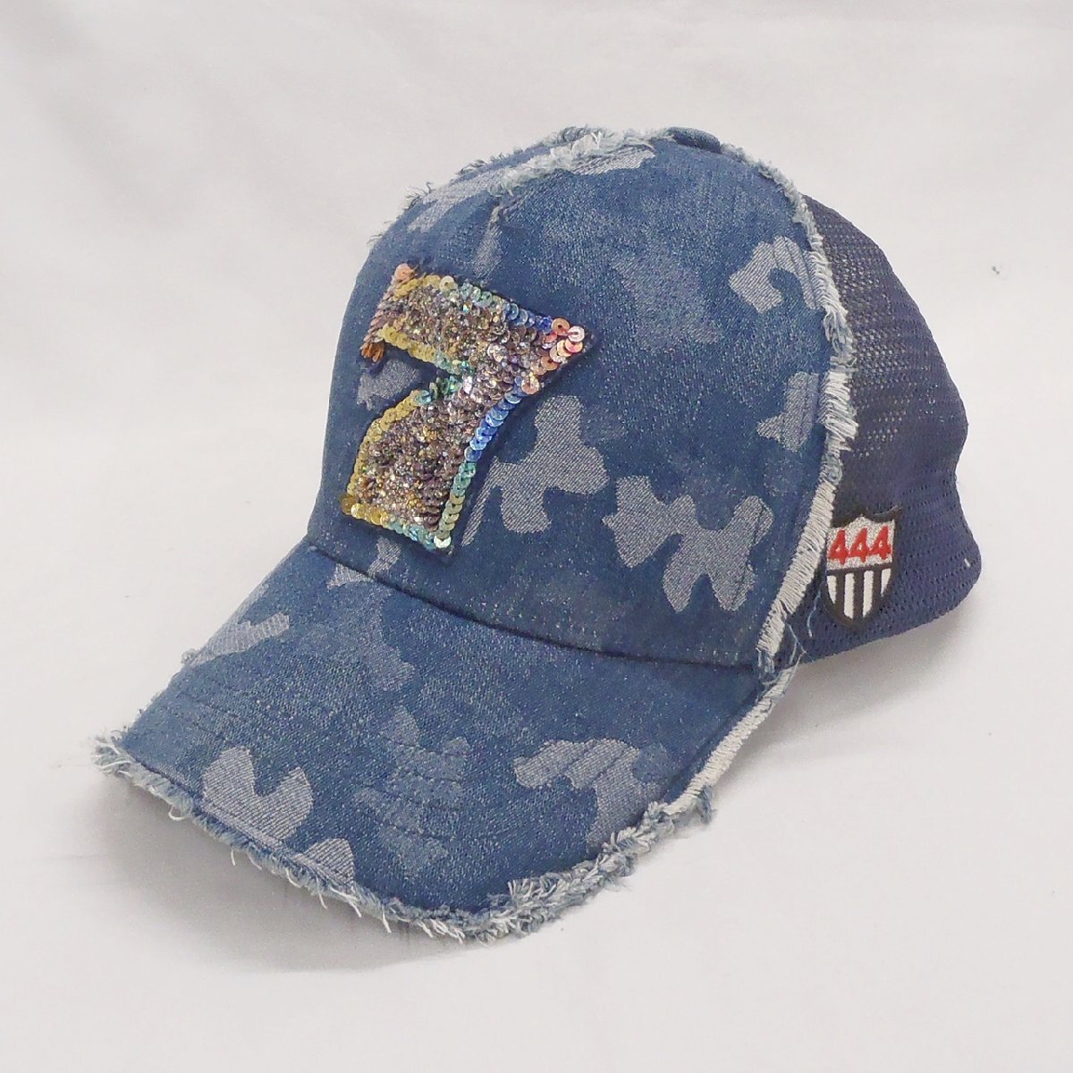 YOSHINORI KOTAKE DESIGN ヨシノリ コタケ メッシュキャップ 444ロゴ 7デザイン フリーサイズ 中古品 ① m_a(j)