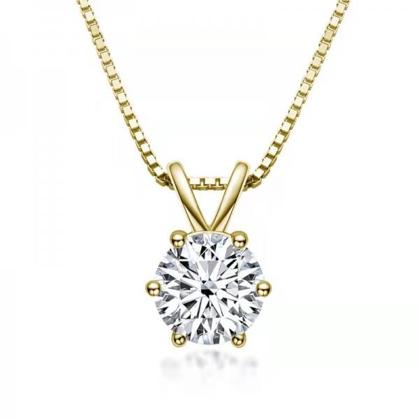 【ベネチアチェーン使用！送料無料★工場別注品】ブリリアントカット大粒ダイヤモンドＣＺペンダントネックレスゴールド