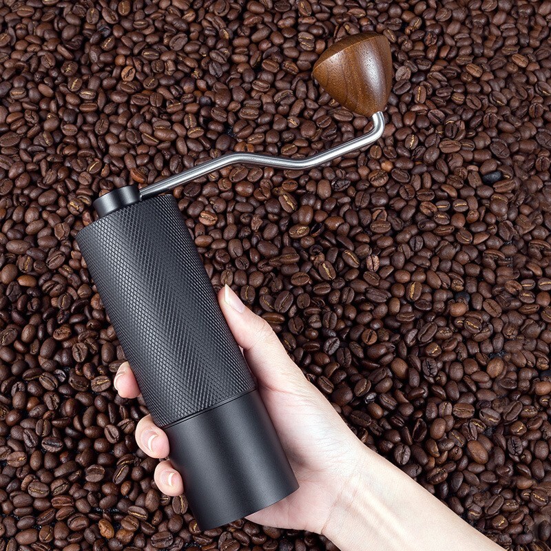 新品 ステンレス製 超高品質 手挽きコーヒーミル 手動式 コーヒーグラインダー ステンレス臼 粗さ調整可能 キャップ アウトドア PH70