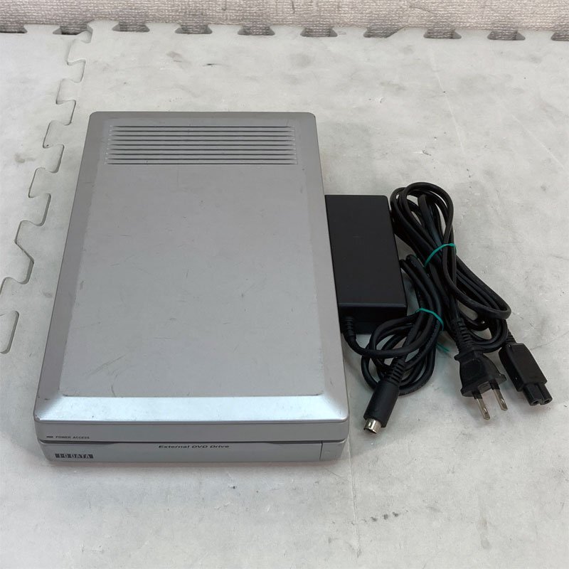 中古 読込チェック済 外付けDVDマルチドライブ ★ I-O DATA DVR-UEN18GLV USB2.0/IEEE1394 ACアダプタ・USBケーブル付 #5071-K