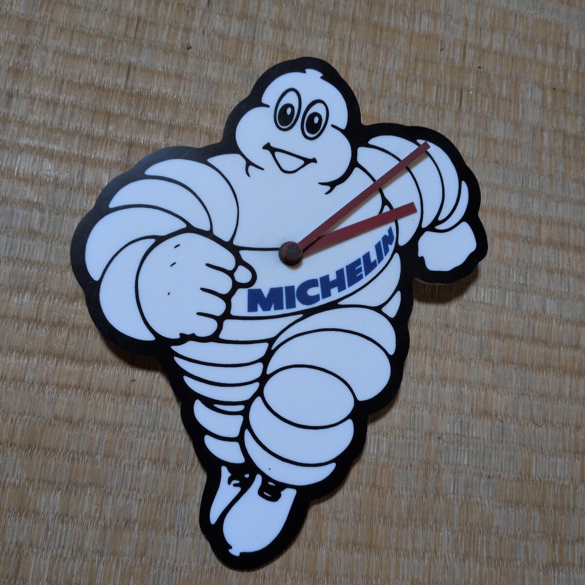 ヴィンテージMICHELIN 壁掛け時計　当時モノ　非売品　ジャンク品