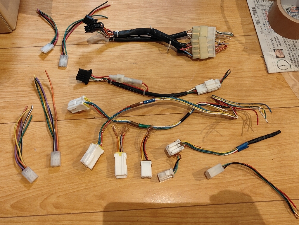 オージデジタル行先表示器♪DL-81・DL-90用ケーブル・設定器側4種類と表示器側★