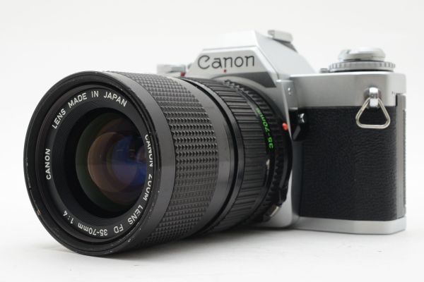 [ 良品 ] キヤノン Canon AV-1 フィルムカメラ New FD 35-70mm f4 From JAPAN 2407536