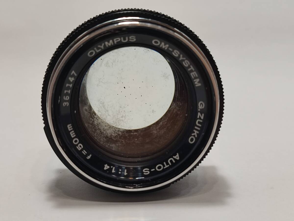 ジャンク　OLYMPUS　OM-SYSTEM G.ZUIKO AUTO-S 50mm F1.4