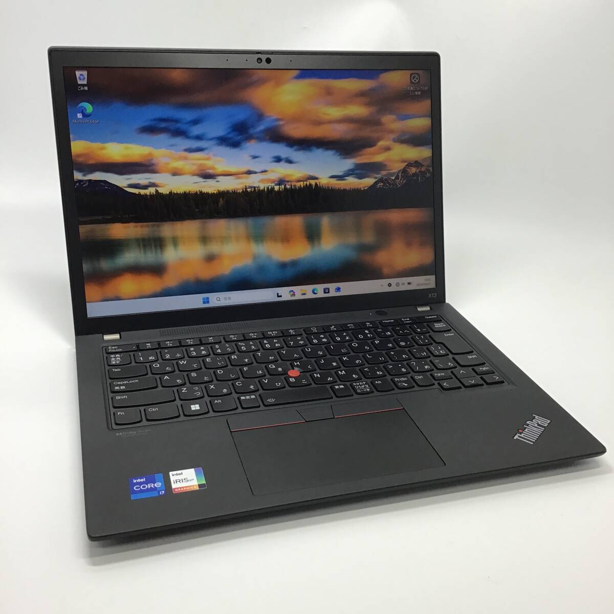 Lenovo ThinkPad X13 Gen3 /Core i7-1255U/メモリ16GB/SSD256GB/13.3インチ/顔認証/指紋認証/Windows11 Pro[1791]