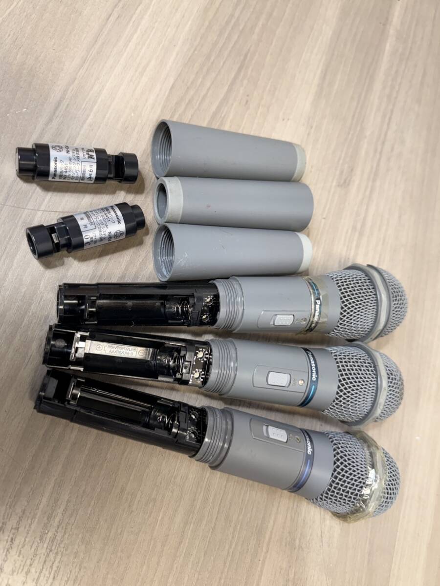 Panasonic パナソニック　ワイヤレスマイク　WX-4100B　3本　現状品