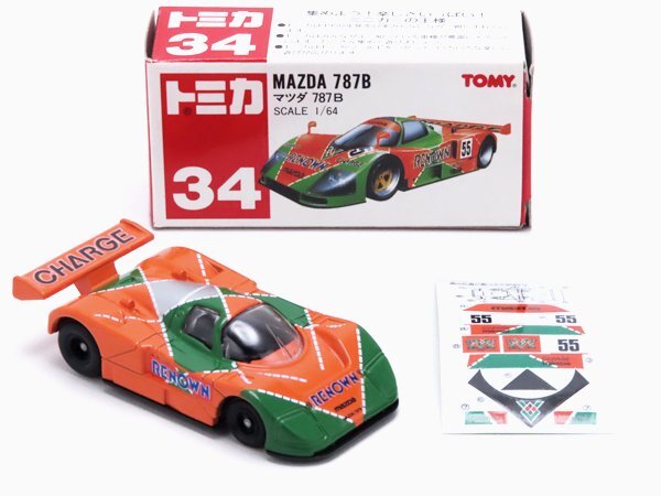 1円～★質流れ★未使用・保管品 トミカ No.34-5 マツダ 787B MAZDA 日本メーカー初ル・マン24時間レース総合優勝車 R26Bロータリーエンジン