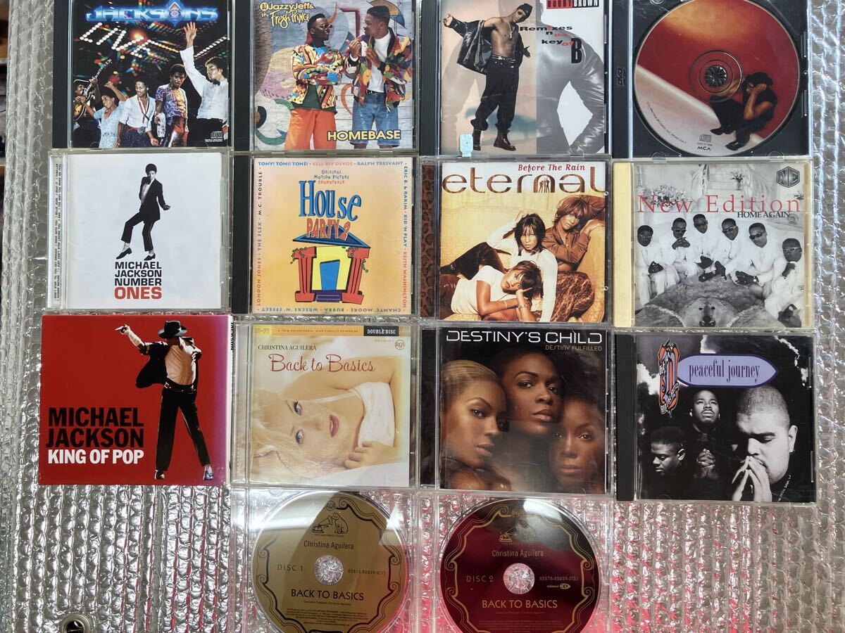 ダンスミュージック　洋楽CD 14枚　マイケルジャクソン　ボビーブラウン　ニューエディション　エターナル　クリスチナアギレラ等