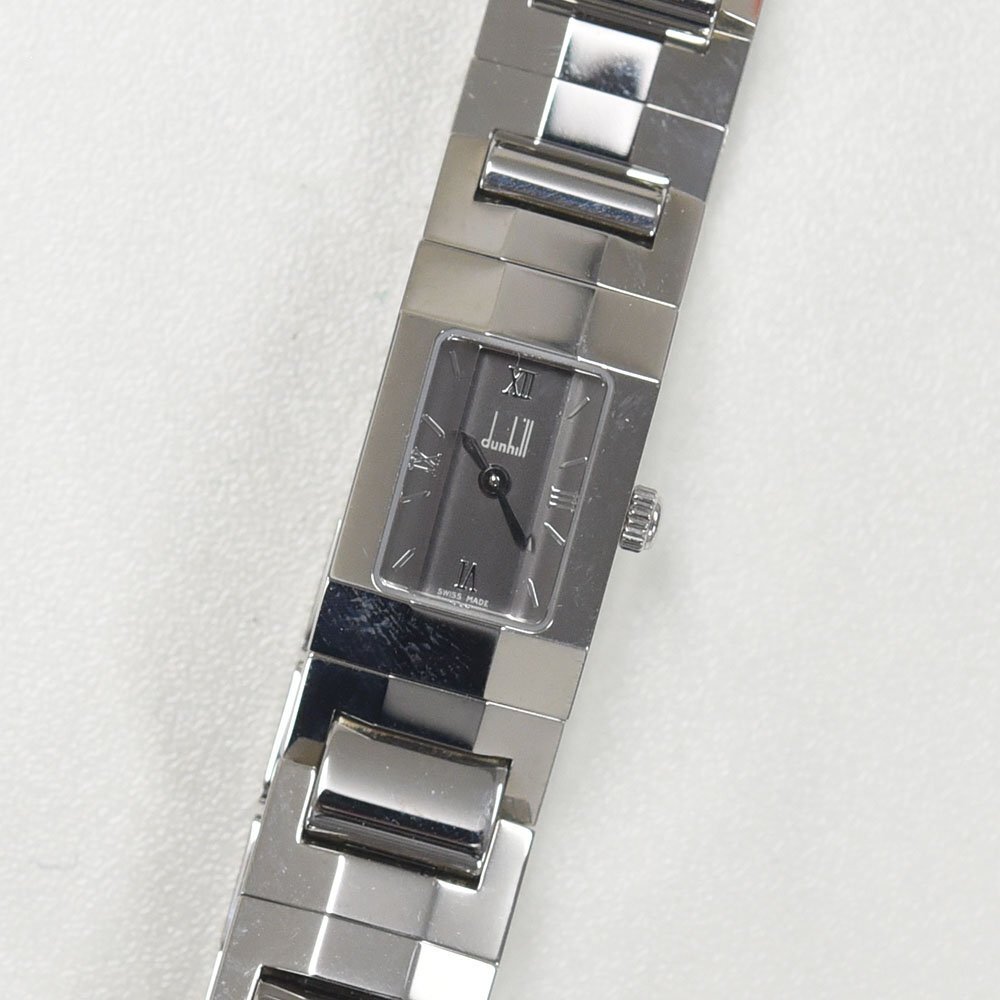 1円 可動品 腕時計 ダンヒル dunhill クォーツ レディース SS 同梱不可