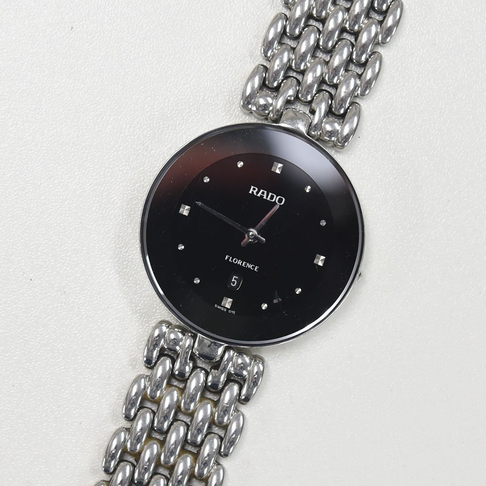 1円 可動品 腕時計 ラドー RADO フローレンス 160.3679.4 クォーツ メンズ 同梱不可
