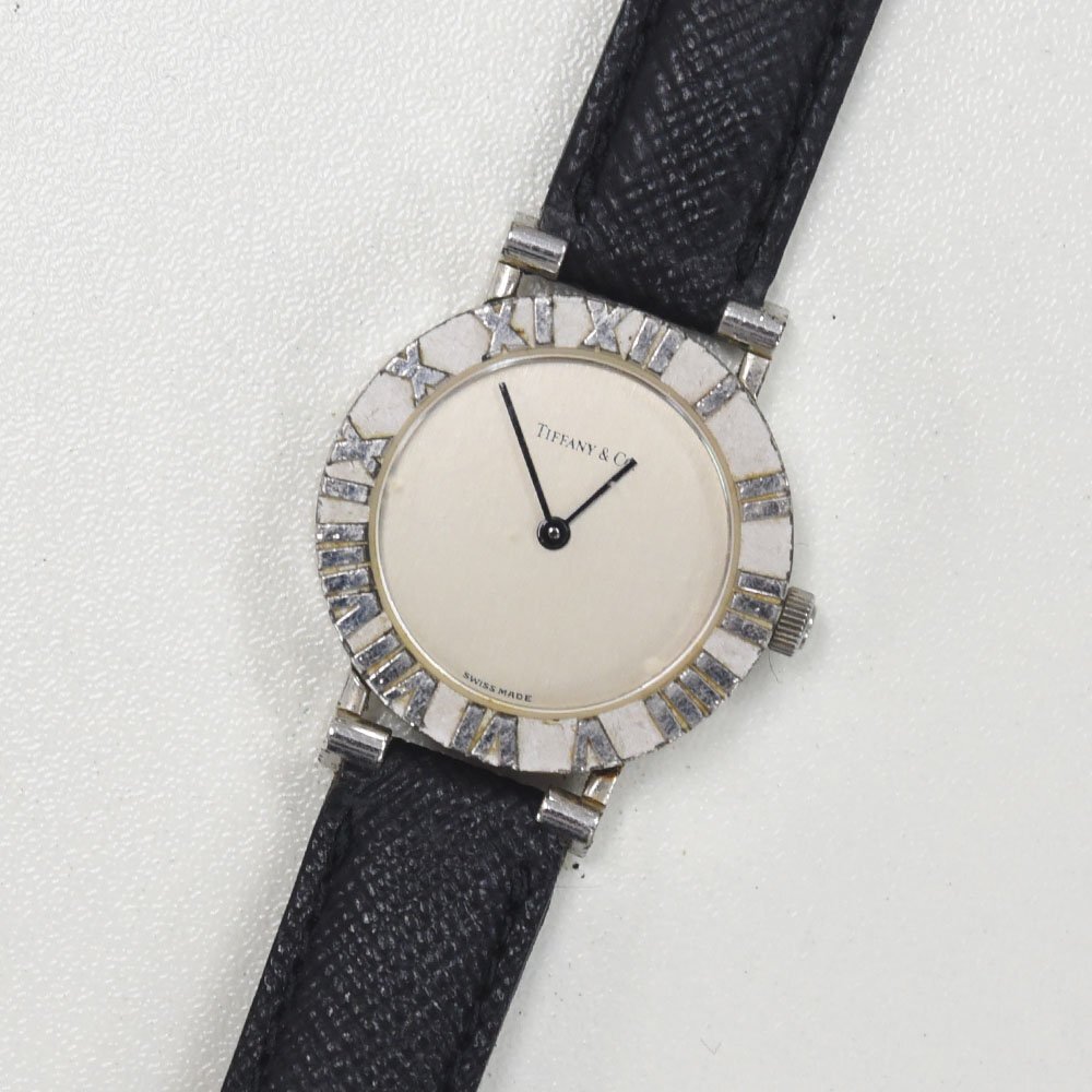 1円 可動品 腕時計 ティファニー TIFFANY&Co. アトラス L0640 クォーツ レディース SV925 同梱不可