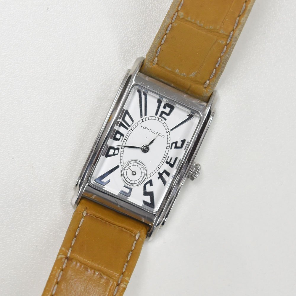 1円 可動品 腕時計 ハミルトン HAMILTON アードモア H114110 クォーツ ボーイズ 同梱不可