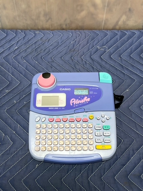 [3-186]カシオ 光シールワープロ　通電〇 外部アダプターになります