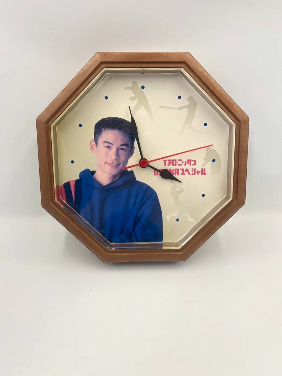 4-30 イチロー 日産OSAKA スペシャル 掛け時計 非売品　動作〇