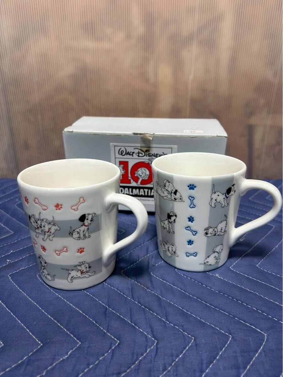 『4-27』　「101匹わんちゃん」ビンテージアイテム ペアマグカップ