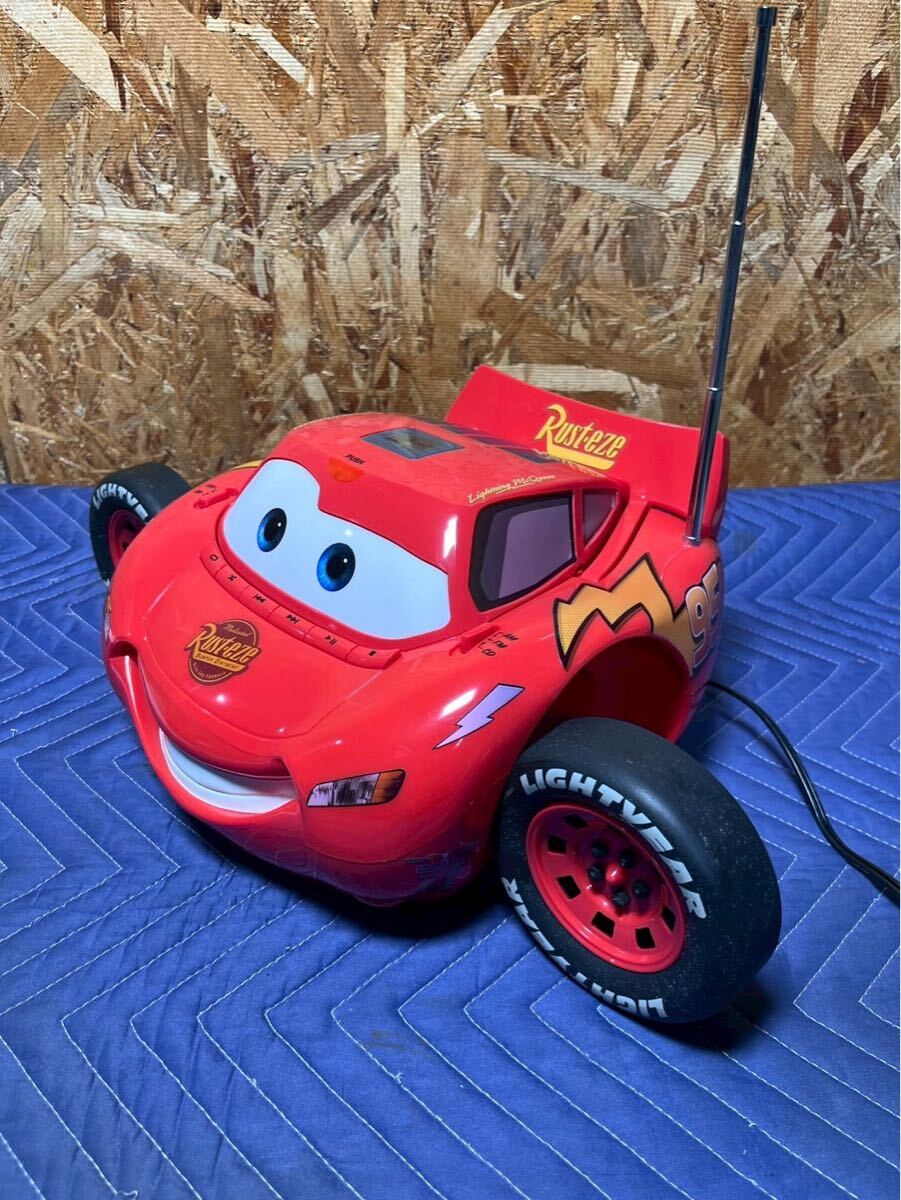 3-151カーズライトニングマックイーン ラジオ付きCDプレイヤー箱付 新品保管品 