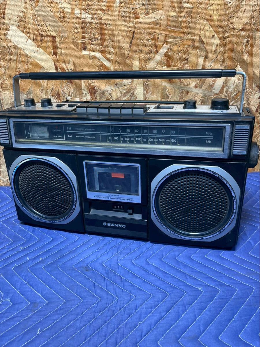 3-152　サンヨー　SANYO ラジカセ　MR-X801　ジャンク 